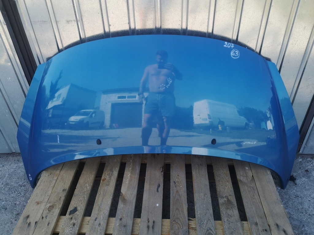 фото №1, Капот крышка двигателя peugeot 207 06-12