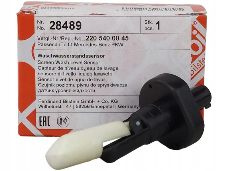 фото №1, Febi bilstein 28489 датчик, уровень жидкость распылителя