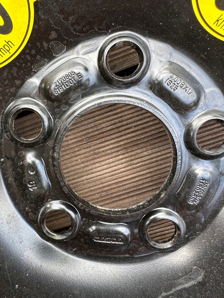 фото №7, Volvo xc60 v60 i s60 ii колесо докатка набор ремонтный r17 125/80 31302356