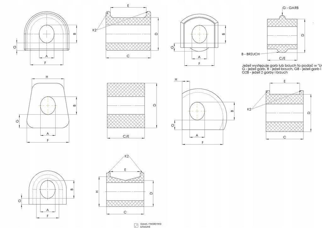фото №7, Резиновый элемент стабилизатора заднего центральная dacia renault duster