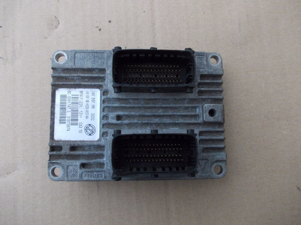 фото №1, Бортовой компьютер fiat grande punto 1.2 iaw5sf3.m2