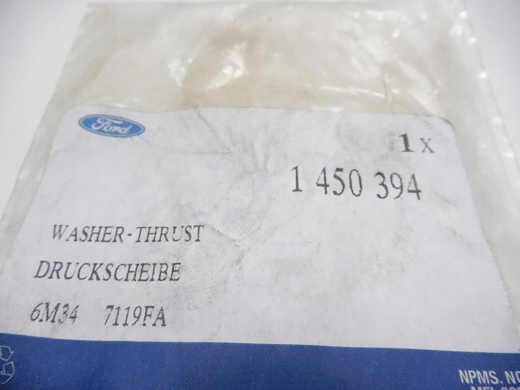 фото №7, Подкладка osiowa вала главный ford ranger оригинальный номер 1450394