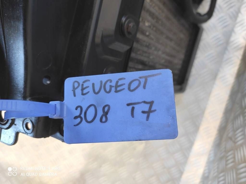 фото №16, Peugeot 308 i t7 lift 1.6 e-hdi pas передній підсилювач радіатор радіатор