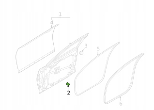 фото №6, Отбойник дверь hyundai elantra оригинальный номер 82191 33010