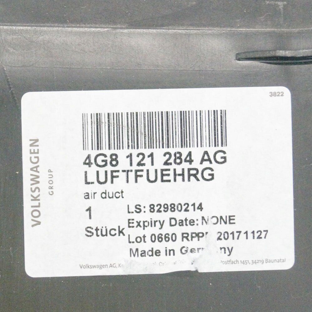 фото №7, Audi a7 4g air дефлектор воздуховод дефлектор 4g8121284ag