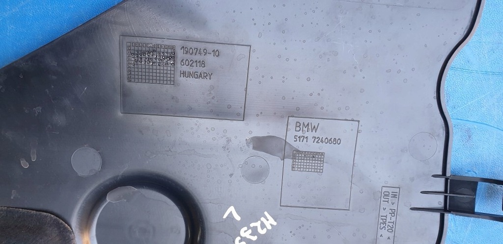 фото №6, Жабо защита накладка пластик bmw 2 m235i f22