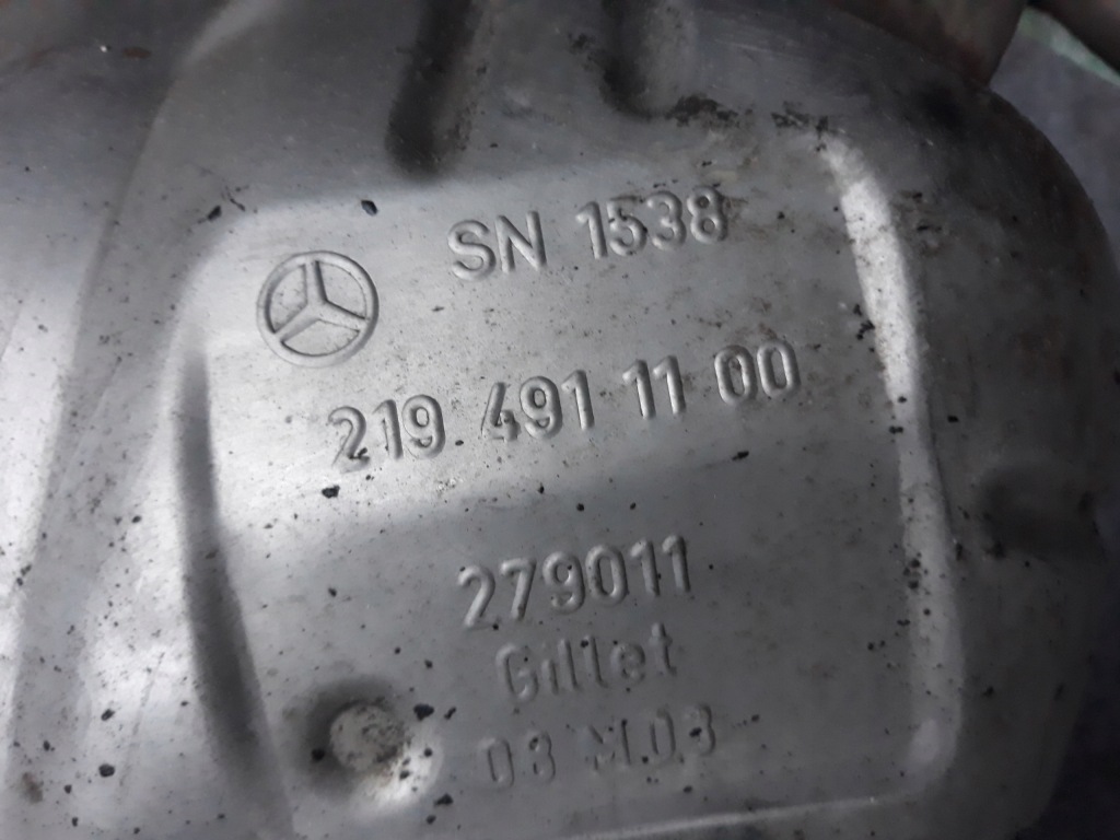 Гаситель конечный mercedes w219 cls рестайлинг  v6 cdi Оригинал