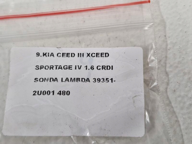 фото №7, Kia ceed iii xceed sportage iv 1.6 crdi датчик лямбда-зонд 39351-2u001