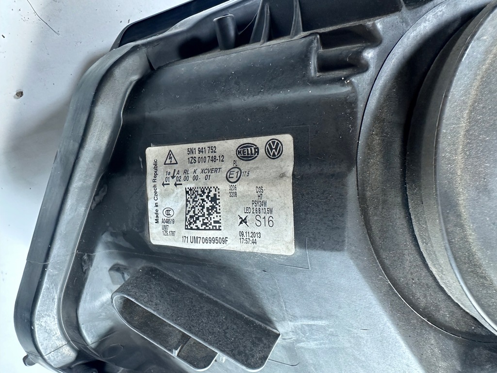 фото №11, Tiguan 5n lift лампа ксенон led права ліва комплект 5n1941751 5n1941752