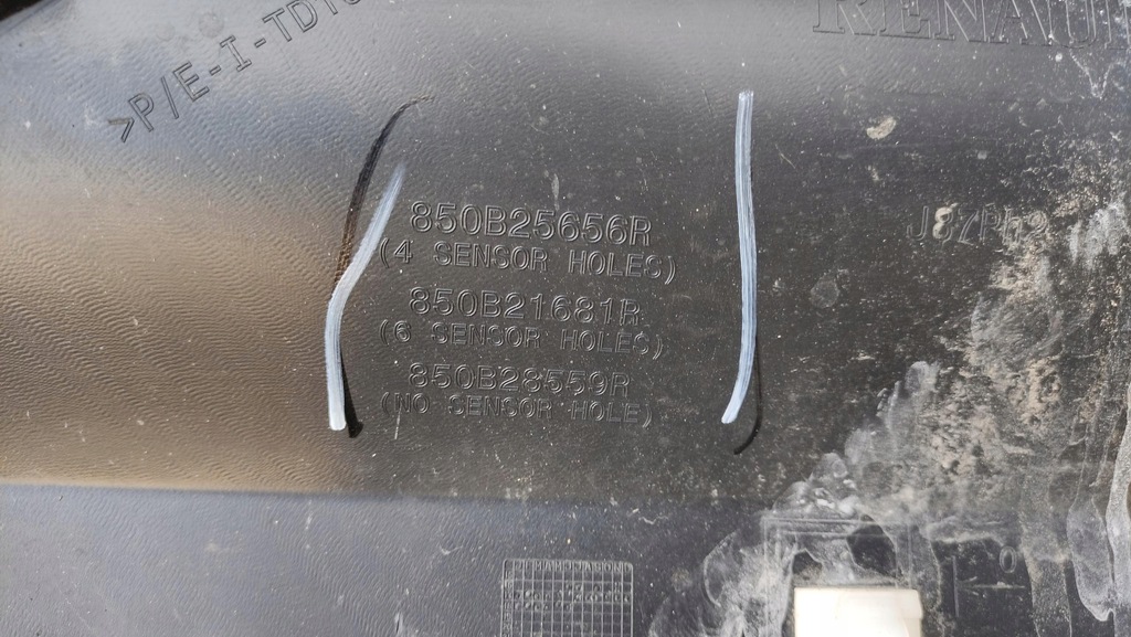 фото №10, Renault captur i lift бампер задний задняя pod pdc