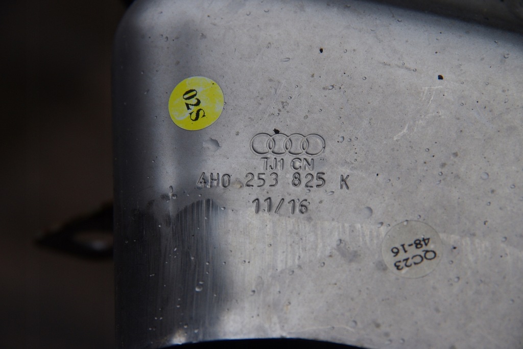фото №5, Накладка трубы выпускной наконечник выхлоп левая audi a8 d4 lift 4h0253825k
