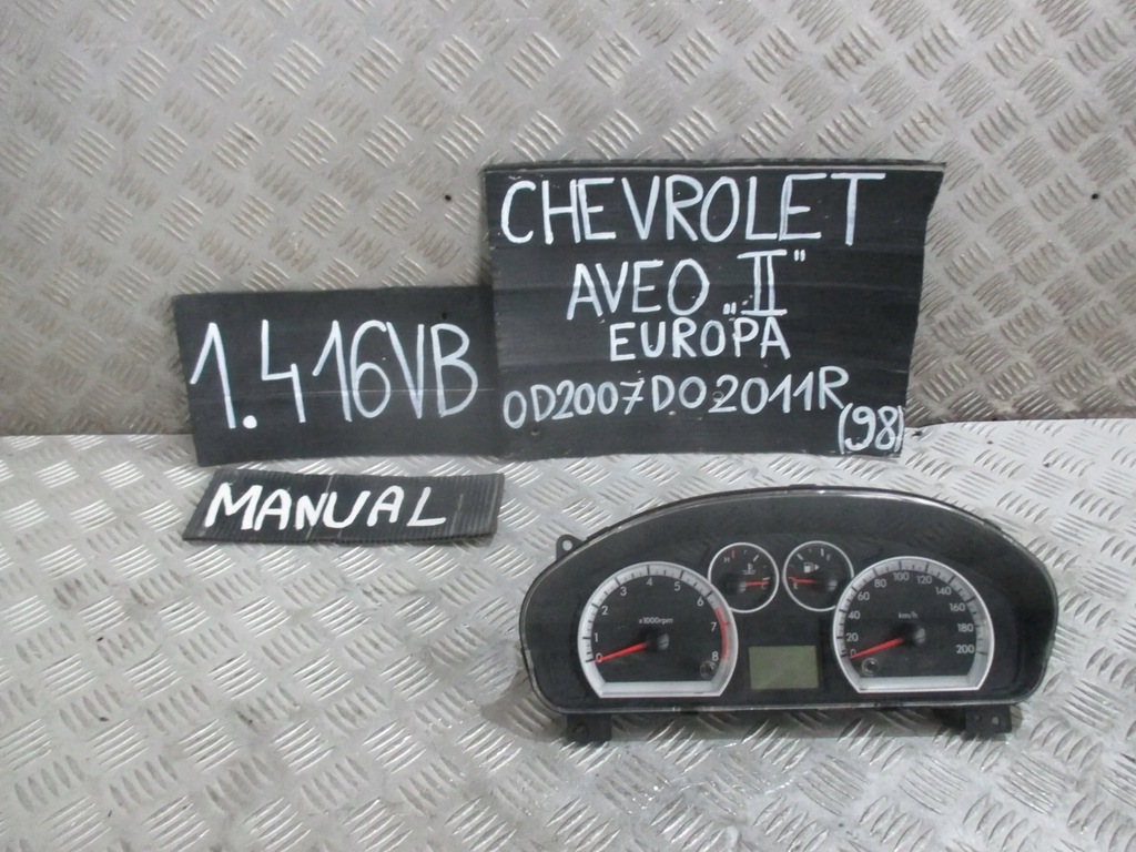 фото №9, Лічильник chevrolet aveo 07-11 1.4 b
