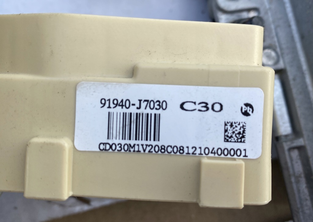 Kia xceed ceed 3 19- набір імобілайзер блок керування двигуна 39199-2u000 1.6d d4fe Недорого