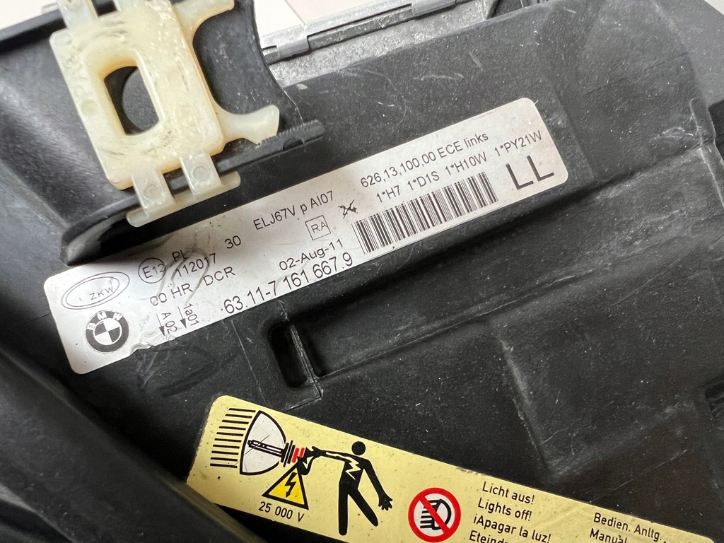 фото №11, Лампа передня ліва bmw iii 3 e90 e91 ксенон 631171616679