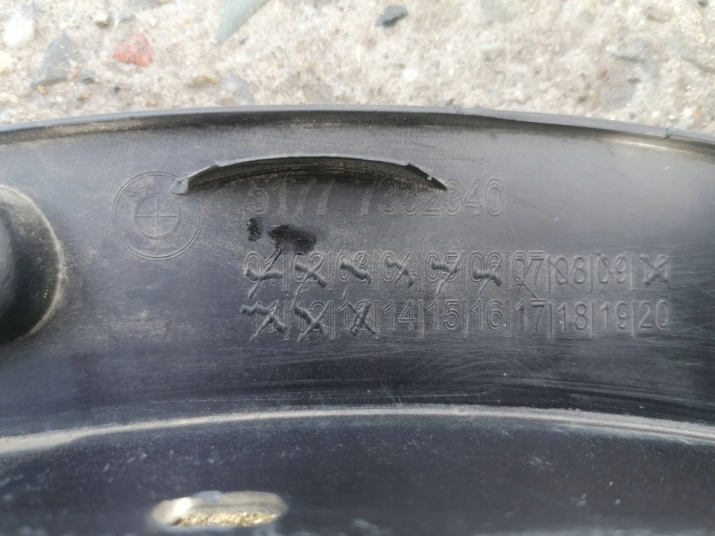 фото №6, Молдинг крыла правый задняя bmw x1 f48 15- 51777332340