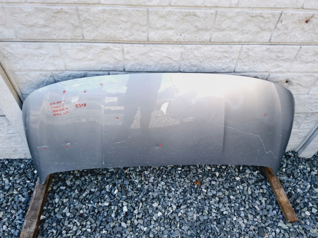 Капот кришка двигуна partner berlingo rifter iv combo e 2018- #8318 Оригінал