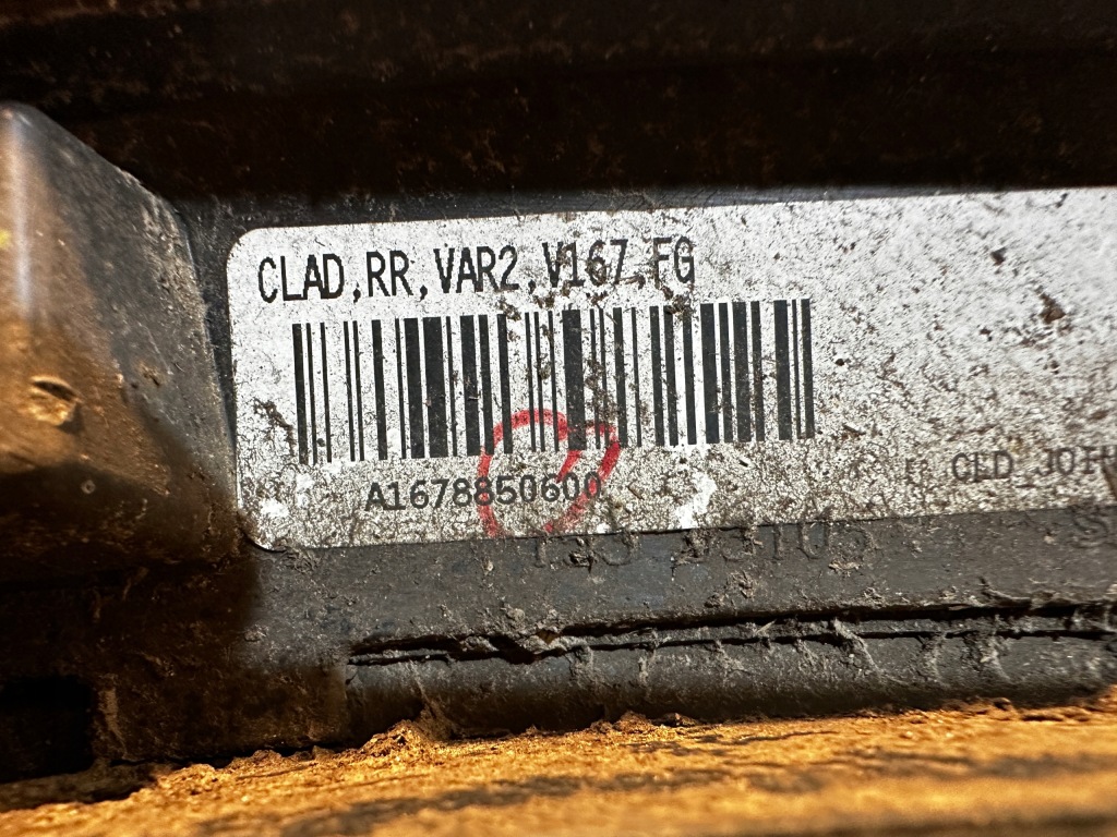 фото №10, Mercedes gle w167 молдинг na крыло правый задняя задняя правая a1678850600