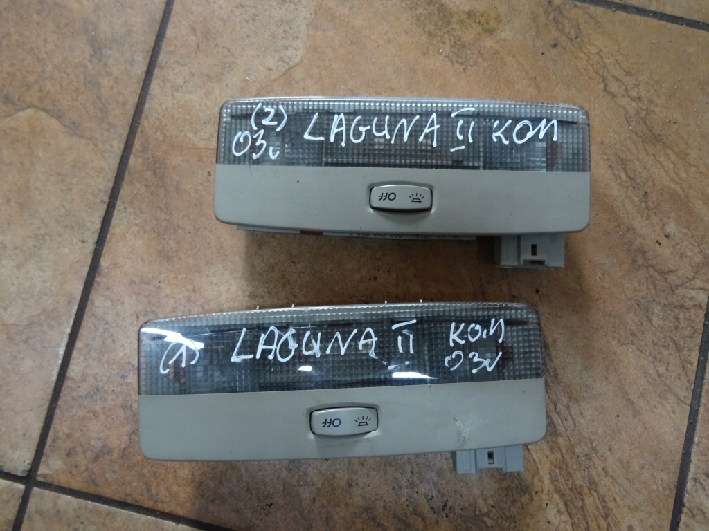 фото №1, Laguna ii 1.9dci 03' лампа освещение кабины