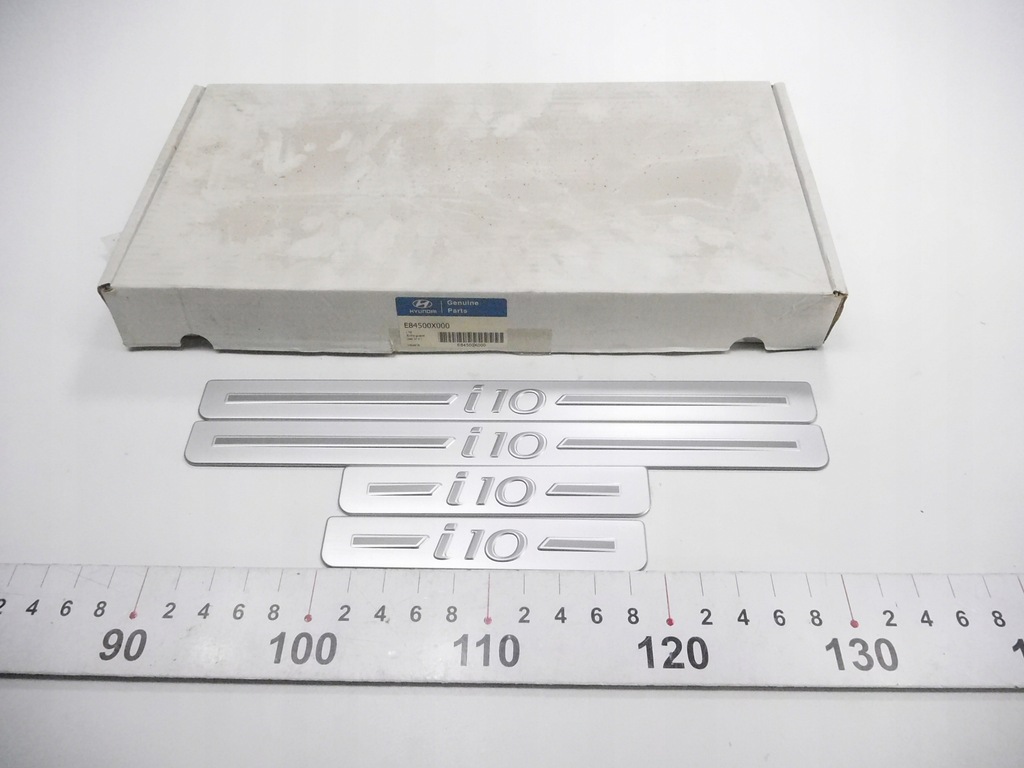 фото №7, Накладки пороговые перед i задняя hyundai i10 оригинальный номер e84500x000