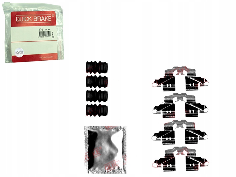 фото №1, Набор монтажный тормозных колодок задняя lexus ct suzuki swift iv sx4 s-cross