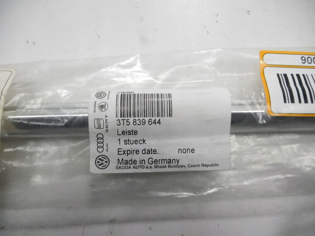 фото №9, Молдинг дверь левый задняя skoda superb ii оригинальный номер 3t5839644