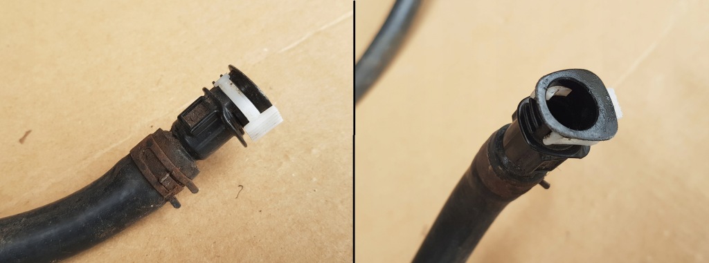 Шланг пабтрубок  омывателя лампа бампера /- audi a4 b8 - 2007-2011 / оригинал с Разборки