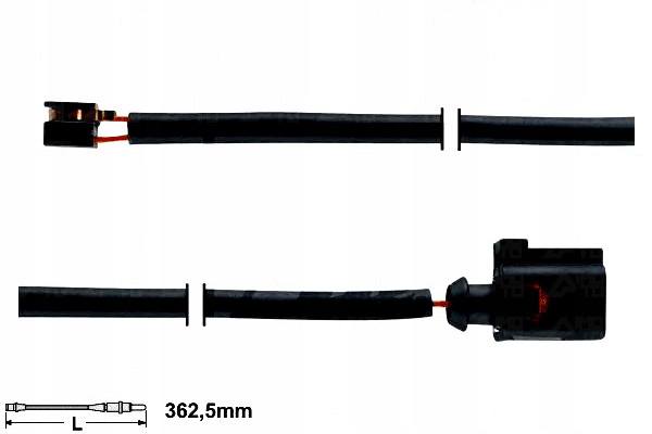 фото №1, Ate 24.8190-0011.2 контакт попереджувальний, знос накладок гальмівних