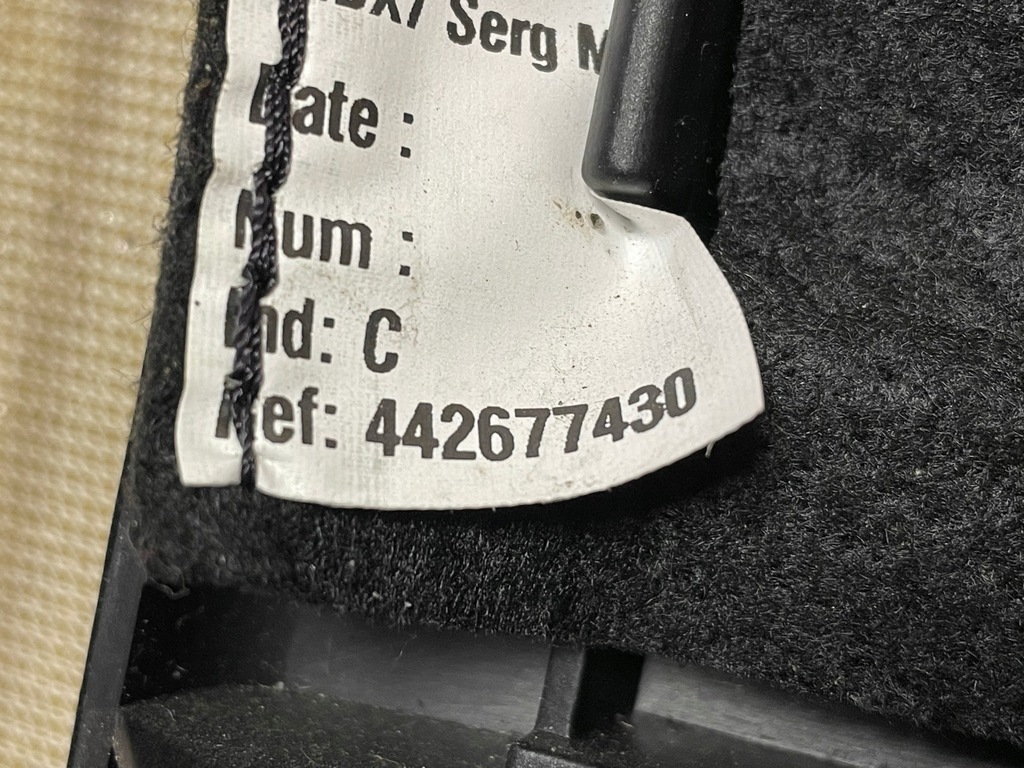 фото №9, Citroen оригинальный номер 4406034 обивка спинка сиденье задняя do citroena c5