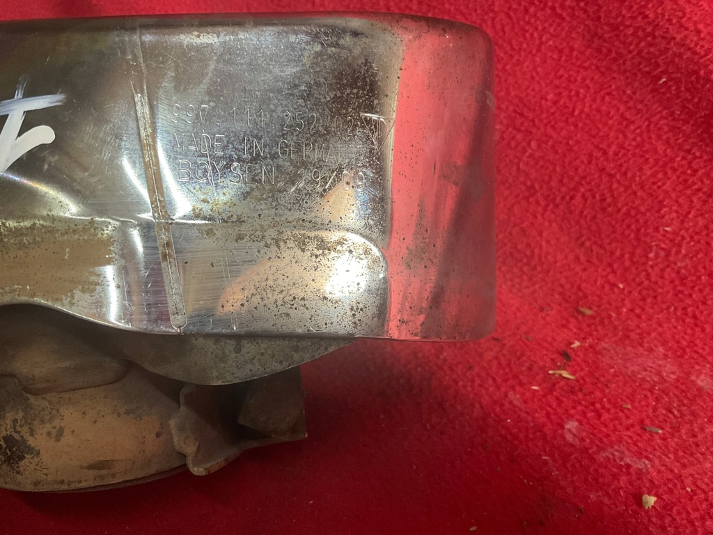 фото №7, Porsche 911 997.1 turbo труба конечная хром правая 99711125202 оригинал