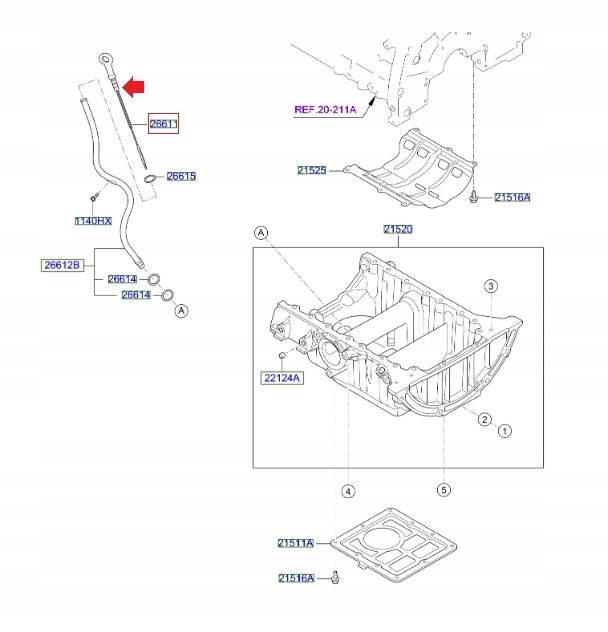 фото №1, Щуп щуп масла kia