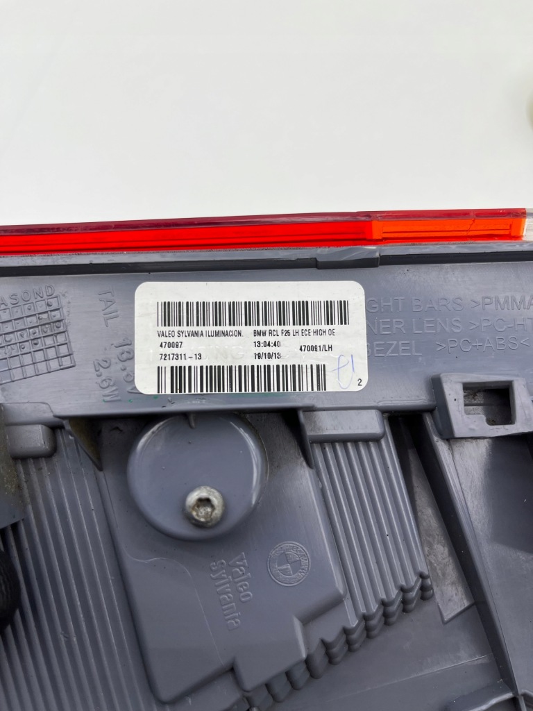 фото №13, Bmw x3 f25 лампа ліва задня 7217311