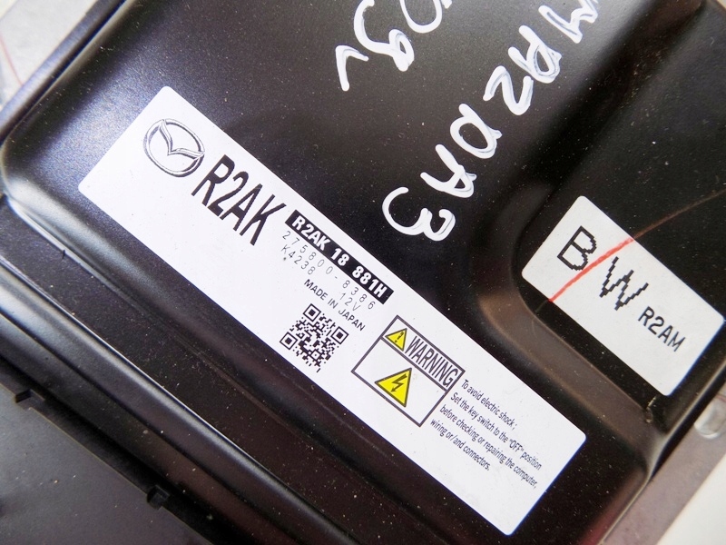 фото №5, Mazda 3 bl ii 08-13 2.2 бортовий комп'ютер замок запалювання набір r2ak18881h