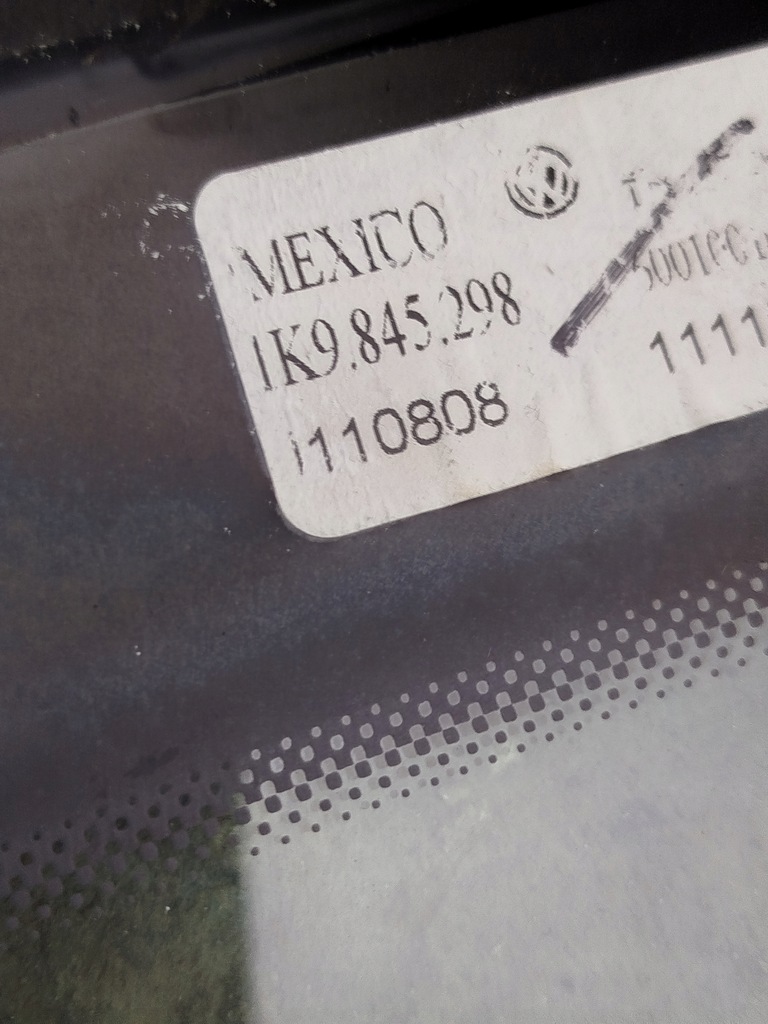 фото №6, Стекло кузовная правый задняя vw golf 5 v kombi 1k9845298