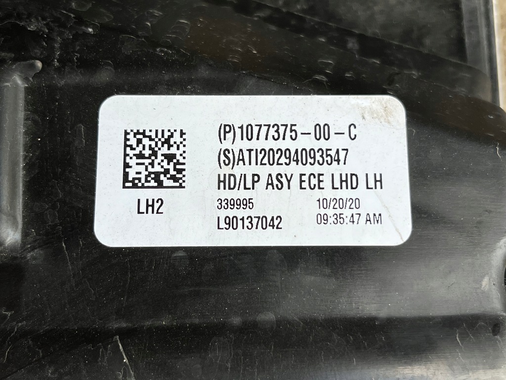 фото №8, Лампа левая передняя tesla model 3 комплектная