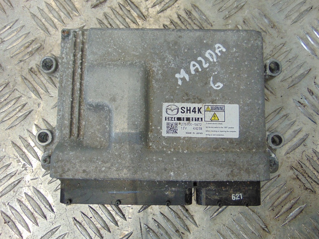 фото №5, Бортовой компьютер блок управления двигателя mazda 6 gj 2.2 d sh4k18881a