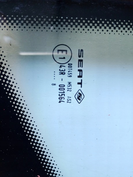 фото №6, Стекло кузовная задняя seat ibiza iv 6j hb 5d 2008r