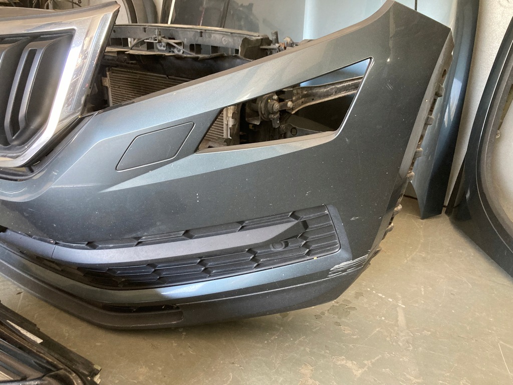 фото №6, Перед бампер капот лампы крылья pas skoda kodiaq lf7y