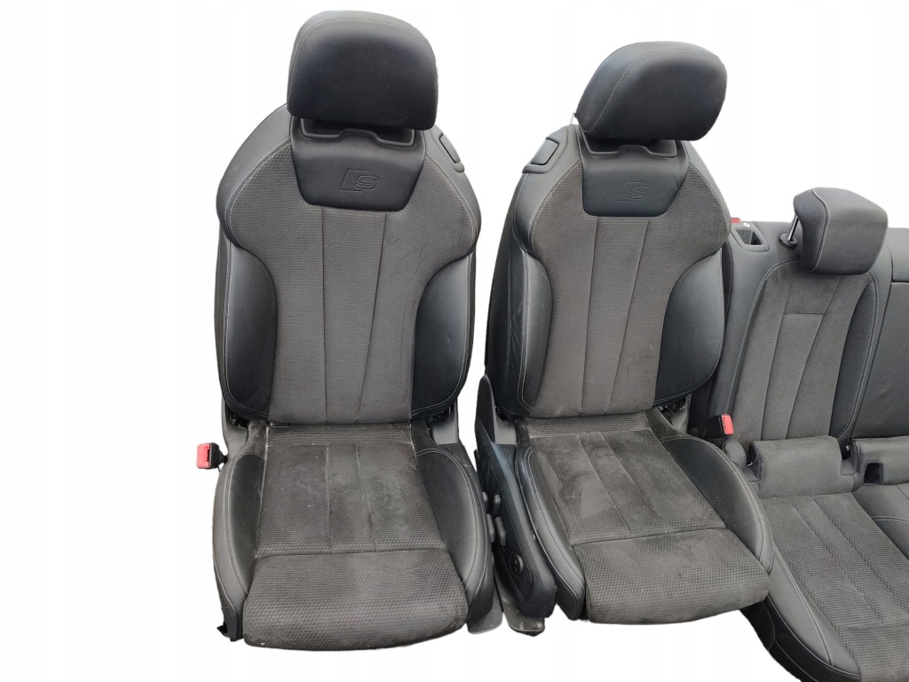 фото №10, Сиденья заднее сиденье обшивки обивка комплект полукожа audi a5 f5 s-line uk