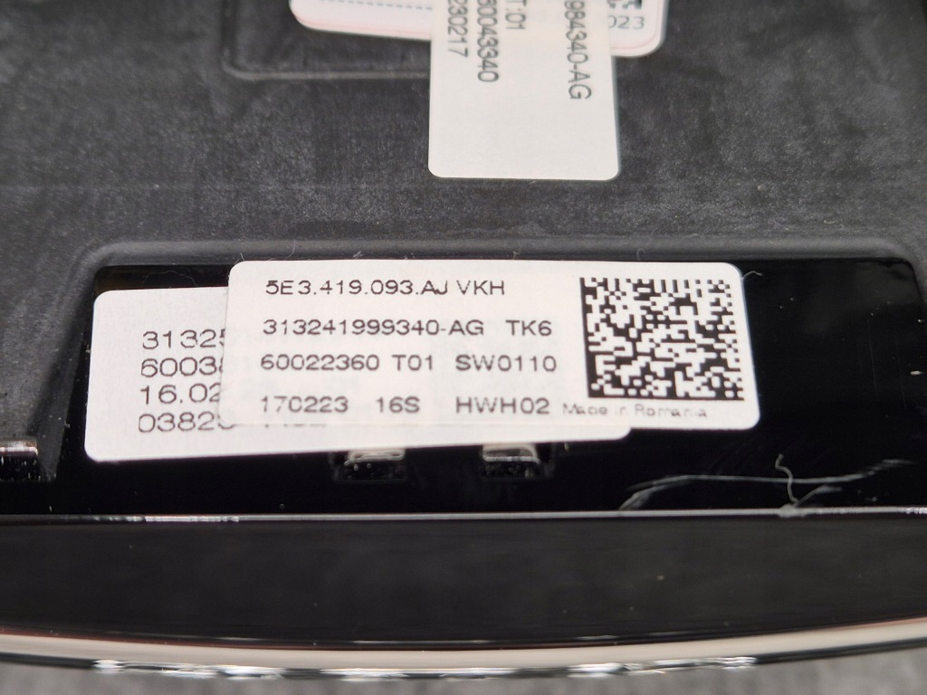 фото №10, Skoda octavia iv повітропровід багатофункціональний підігрівається оригінальний номер 5e3419093aj vkh