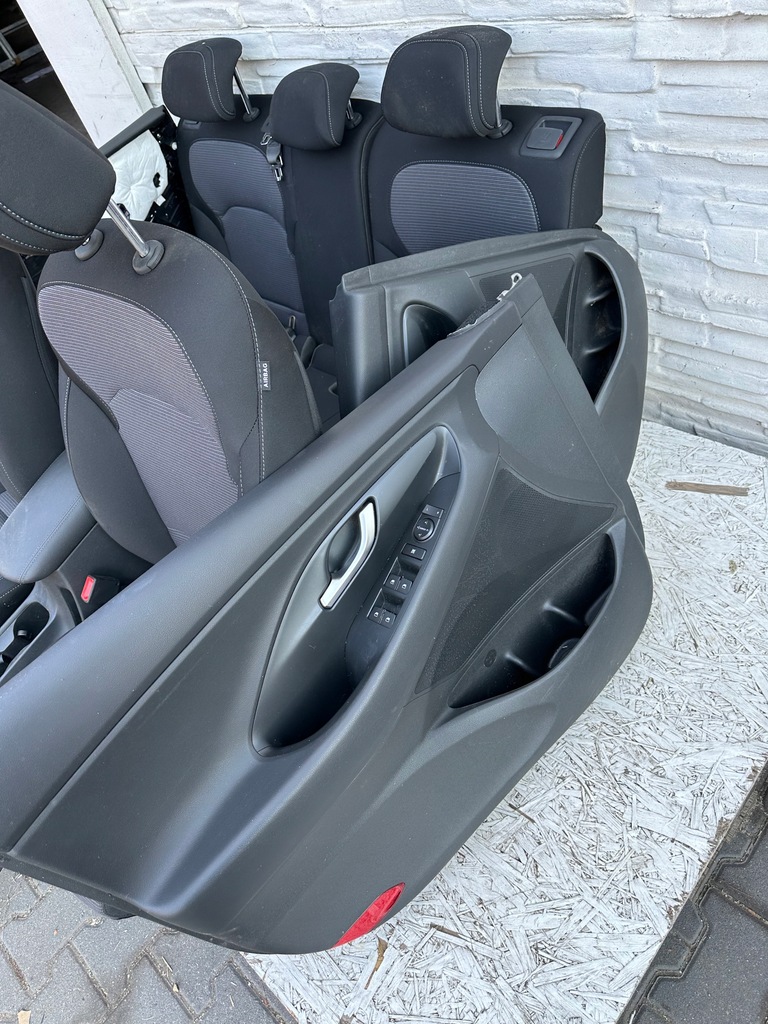 фото №7, I30 iii lift сиденья обивка комплект