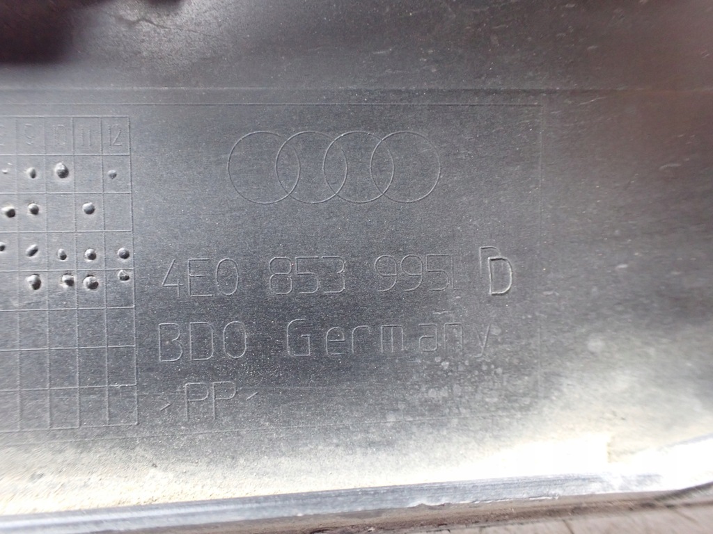 фото №11, Молдинг поріг лівий задня audi a8 s8 d3 5.2 короткий 4e0853995d