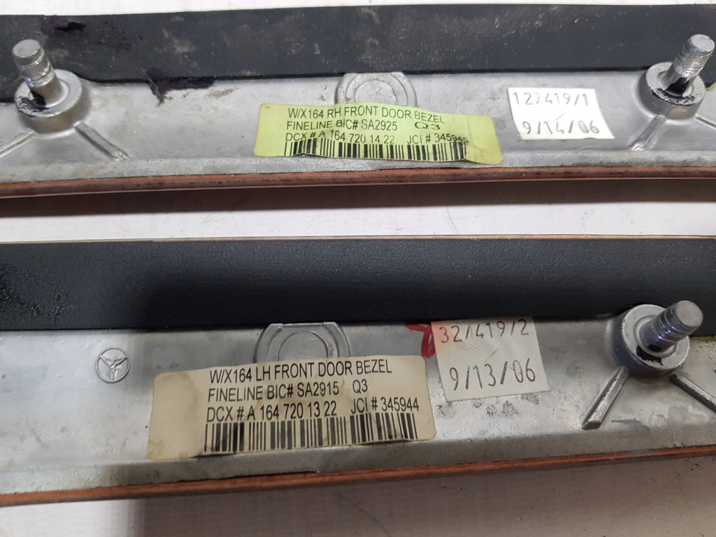 фото №8, Mercedes ml w164 gl x164 drewno декоры накладки дверь комплект