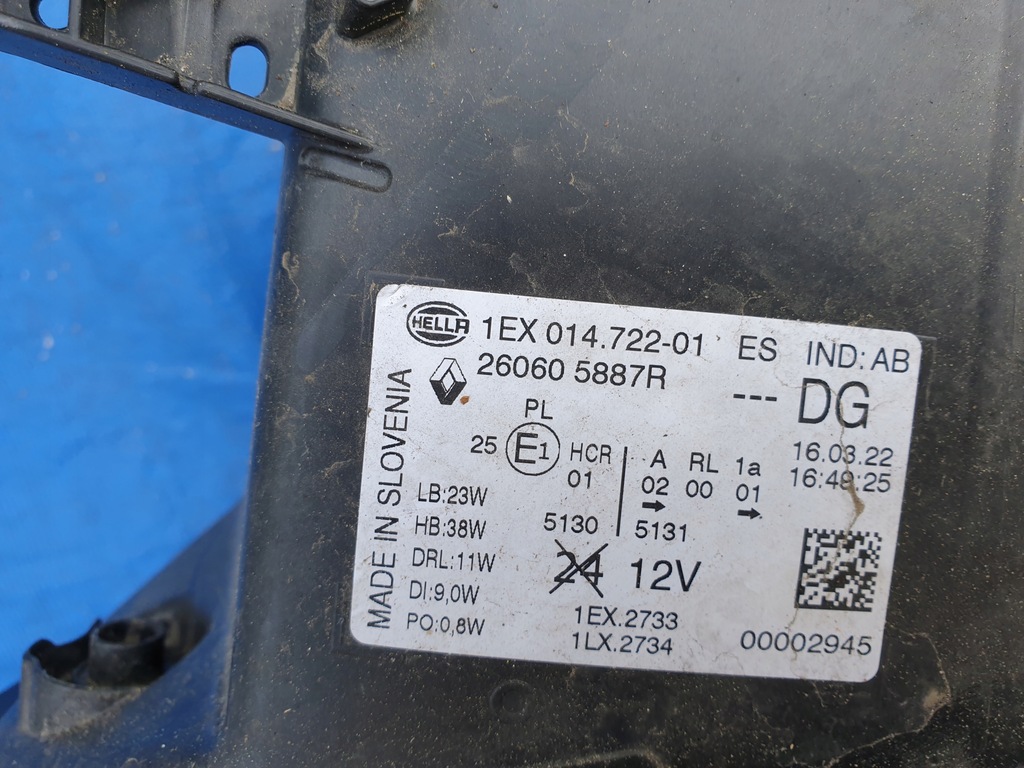 фото №10, Nissan nv300 nv 300 lift лампа лівий ліва перед фара led primastar