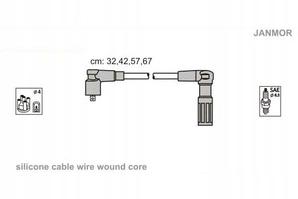 фото №2, Дроти запалювання kpl. fiat janmor