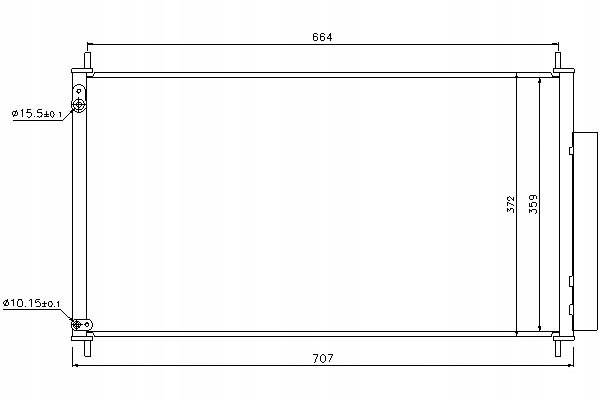 фото №1, Nissens конденсатор кондиціонера honda civic ix 1.8