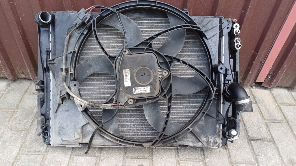 фото №5, Bmw e92 e93 325i комплект радіатор вентилятор 7588974 9229022