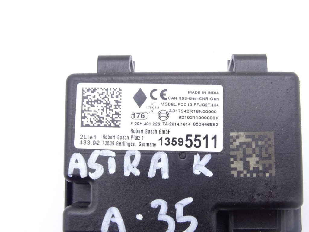 фото №4, Opel astra k 15-22 модуль замка центрального