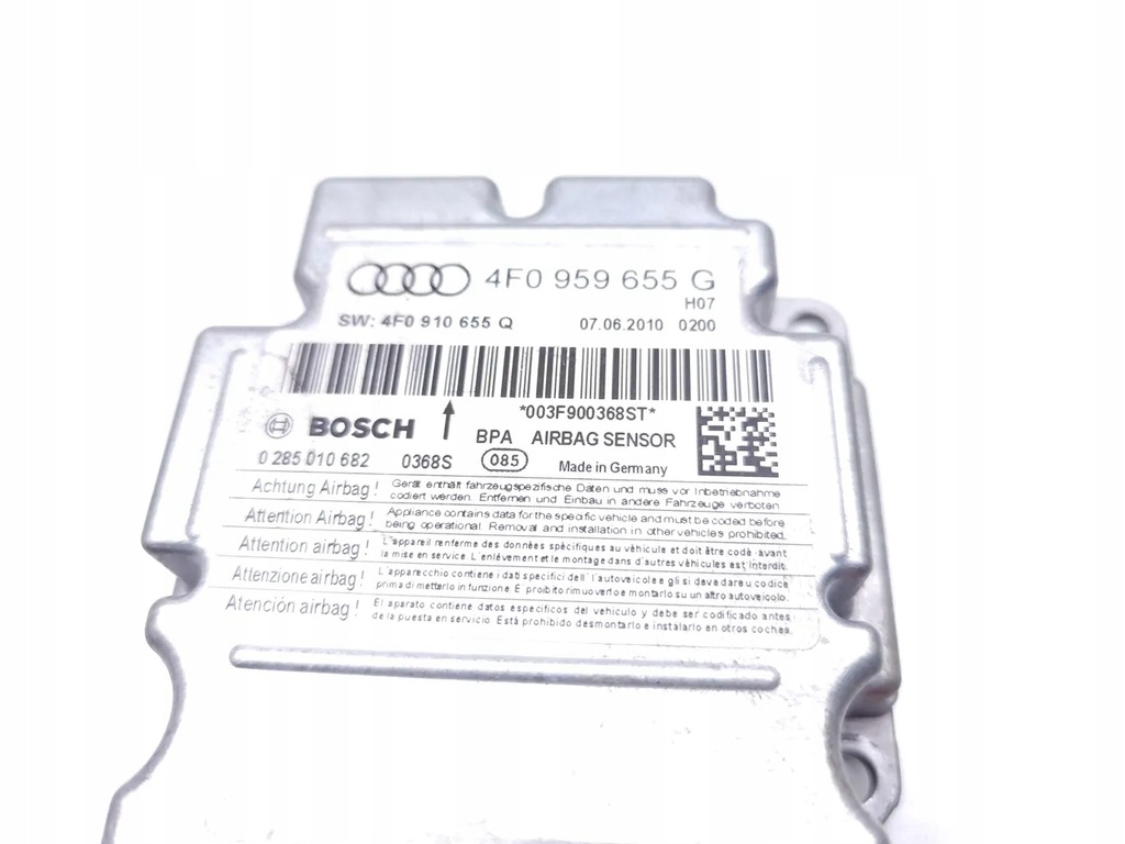 фото №7, Audi a6 allroad блок керування / модуль подушка безпеки 3.0 tdi quattro дизель 4f0959655g