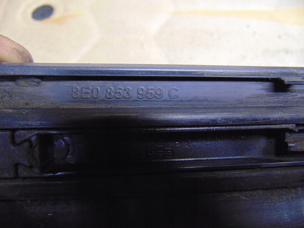 фото №11, Audi a4 b6 b7 s-line молдинг дверная накладка дверь левая левый перед lx7z