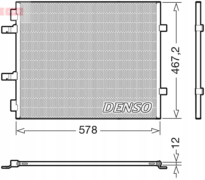 фото №2, Радиатор кондиционера opel renault vivaro a 2.0 c